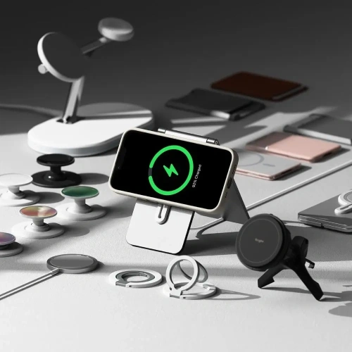 Etui Ringke Silicone Magnetic MagSafe Apple iPhone 16e Stone