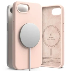 Wholesale Ringke Silicone Magnetic MagSafe Apple iPhone 16e Pink Sand - RGK11772 - {ean13} - Hurt