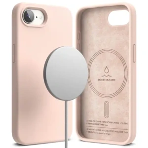 Wholesale Ringke Silicone Magnetic MagSafe Apple iPhone 16e Pink Sand - RGK11772 - {ean13} - Hurt