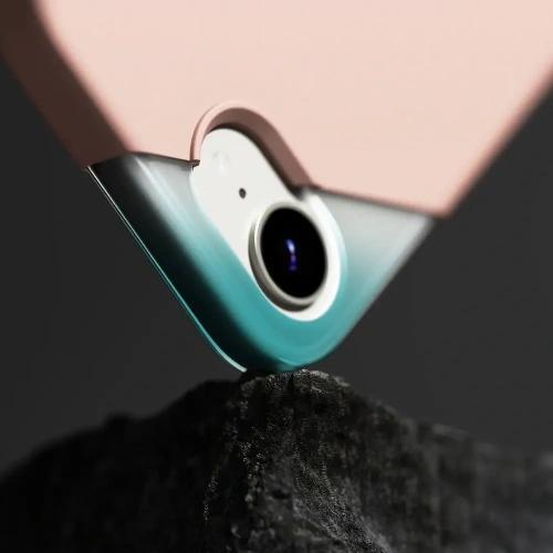 Etui Ringke Silicone Magnetic MagSafe Apple iPhone 16e Pink Sand