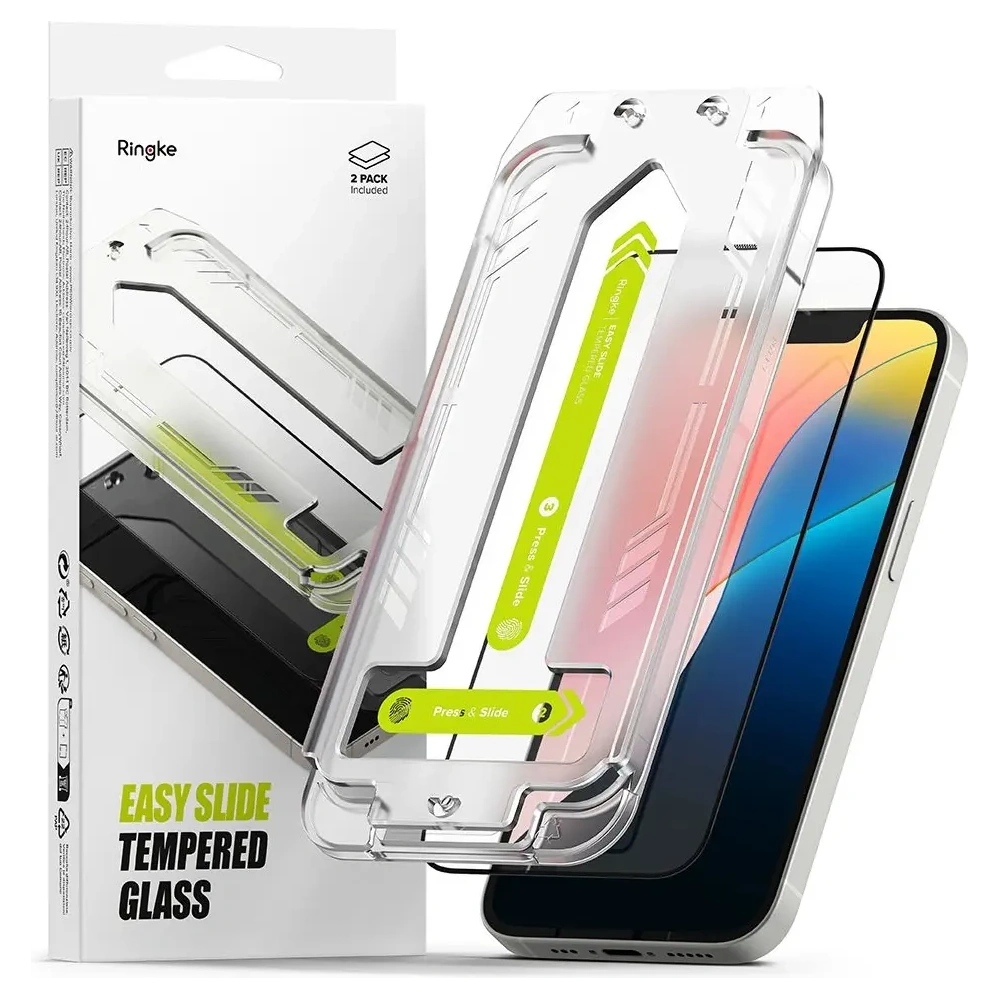 Hurtownia GSM - Ringke Easy Slide Apple iPhone 13 / 13 Pro / 14 / 16e Clar [2 PACK] - RGK11773 - {ean13} - Hurt