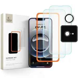 Wholesale Tech-Protect Supreme Set Apple iPhone 16e Clear [3 PACK] - THP3946 - {ean13} - Hurt