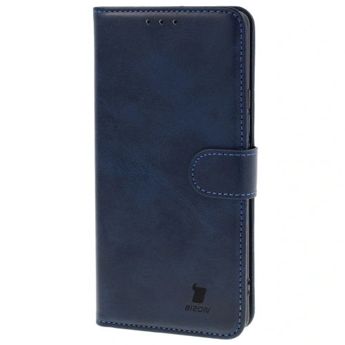 Etui z klapką Bizon Case Pocket do Xiaomi Redmi Note 14 Pro 4G granatowe