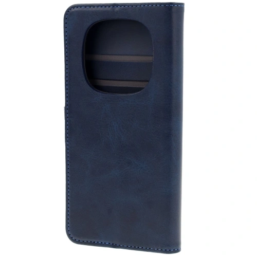 Etui z klapką Bizon Case Pocket do Xiaomi Redmi Note 14 Pro 4G granatowe