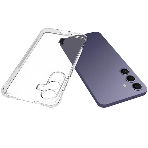 Etui + 2x szkło na ekran Bizon Case Clear Pack do Samsung Galaxy S25+ Plus przezroczyste