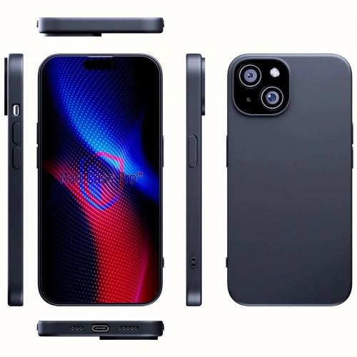 Etui 3MK Matt Case Pro do Apple iPhone 15 czarne