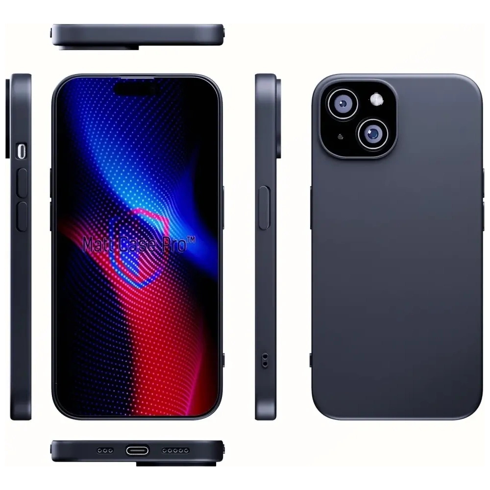 Wholesale 3MK Matt Case Pro Apple iPhone 15 black - 3MK15899 - {ean13} - Hurt