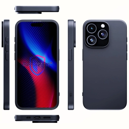 Etui 3MK Matt Case Pro do Apple iPhone 15 Pro czarne