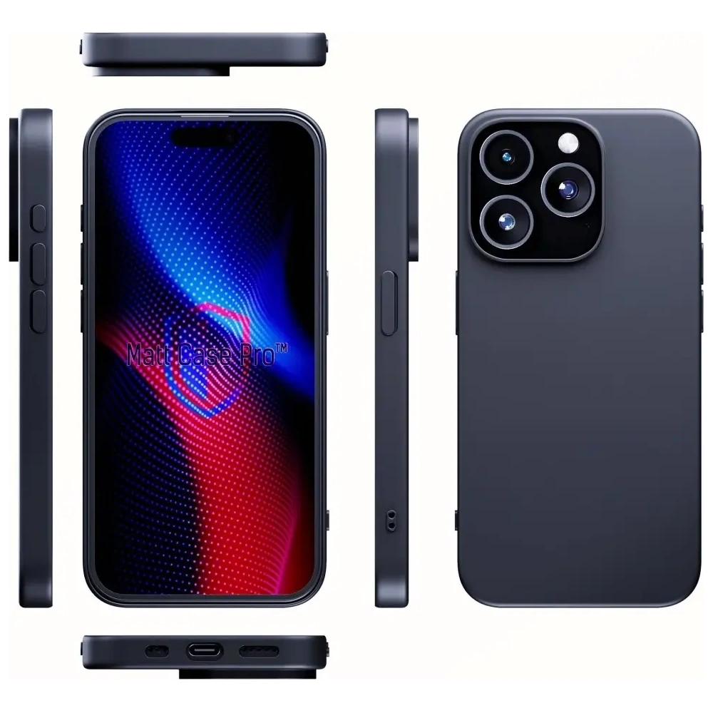 Hurtownia GSM - 3MK Matt Case Pro Apple iPhone 15 Pro fekete - 3MK15900 - {ean13} - Hurt