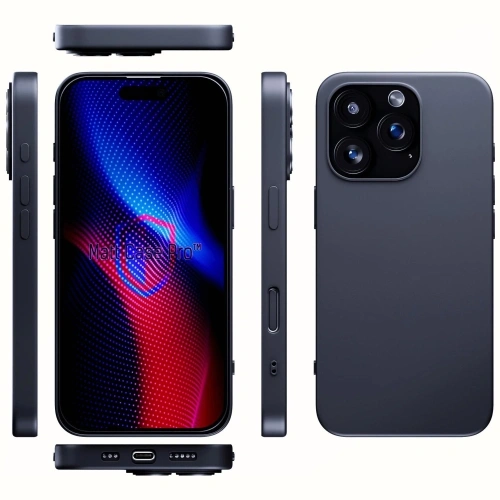 Etui 3MK Matt Case Pro do Apple iPhone 16 Pro czarne