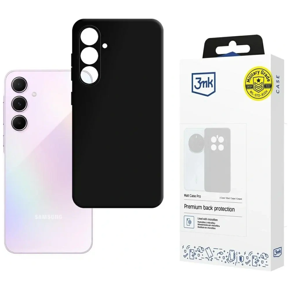 Hurtownia GSM - 3MK Matt tok Pro Samsung Galaxy A55 5G fekete - 3MK15910 - {ean13} - Hurt