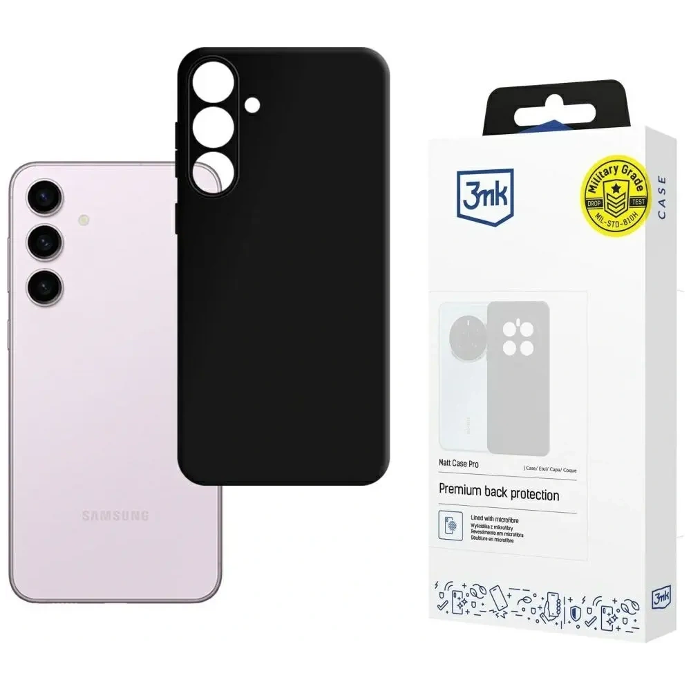 Hurtownia GSM - 3MK Matt Case Pro Samsung Galaxy S24 fekete - 3MK15916 - {ean13} - Hurt