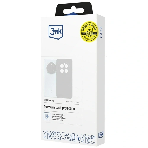 Etui 3MK Matt Case Pro do Samsung Galaxy S24 FE czarne