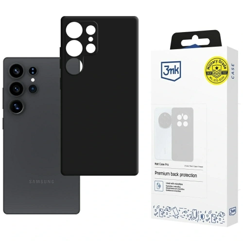 Etui 3MK Matt Case Pro do Samsung Galaxy S25 Ultra czarne