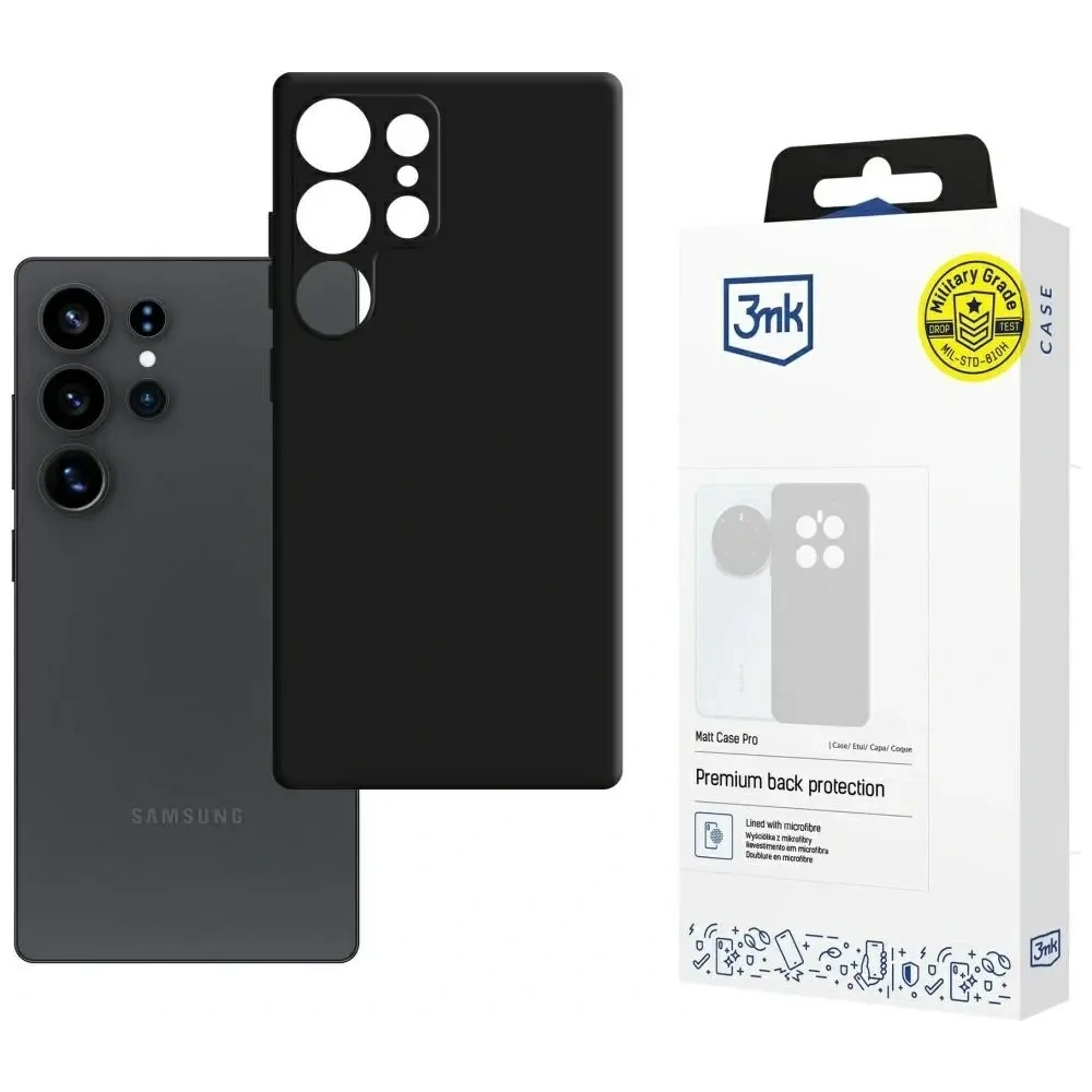Wholesale 3MK Matt Case Pro Samsung Galaxy S25 Ultra black - 3MK15920 - {ean13} - Hurt