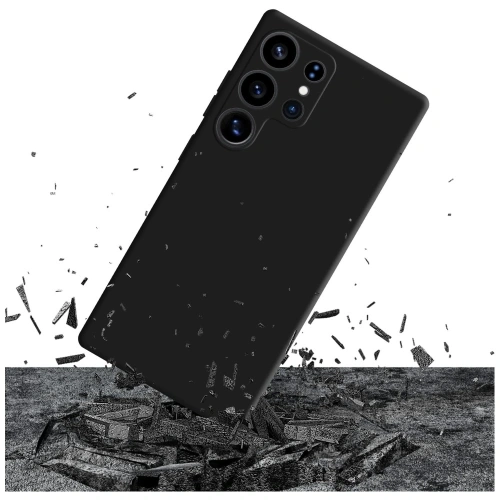 Etui 3MK Matt Case Pro do Samsung Galaxy S25 Ultra czarne