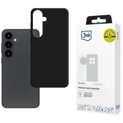 Etui 3MK Matt Case Pro do Samsung Galaxy S25+ Plus czarne