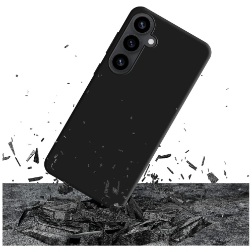 Etui 3MK Matt Case Pro do Samsung Galaxy S25+ Plus czarne