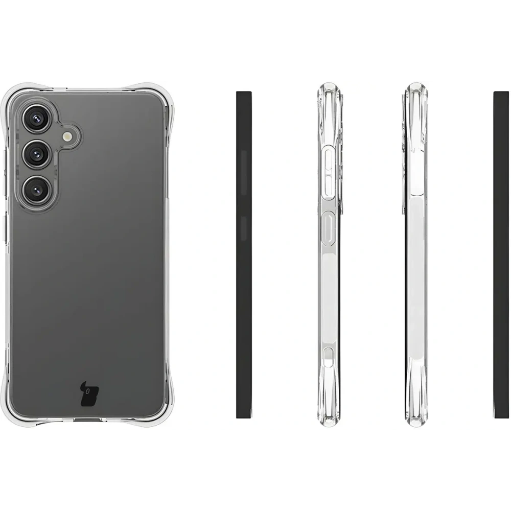 Hurtownia GSM - Bizon Case Clear Pack carcasă + 2x sticlă pentru ecran Samsung Galaxy S25 transparentă - BIZ8705 - {ean13} - Hurt