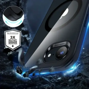 Hurtownia GSM - ESR Classic Hybrid HaloLock MagSafe Apple iPhone 16e Transparent/negru - ESR895 - {ean13} - Hurt