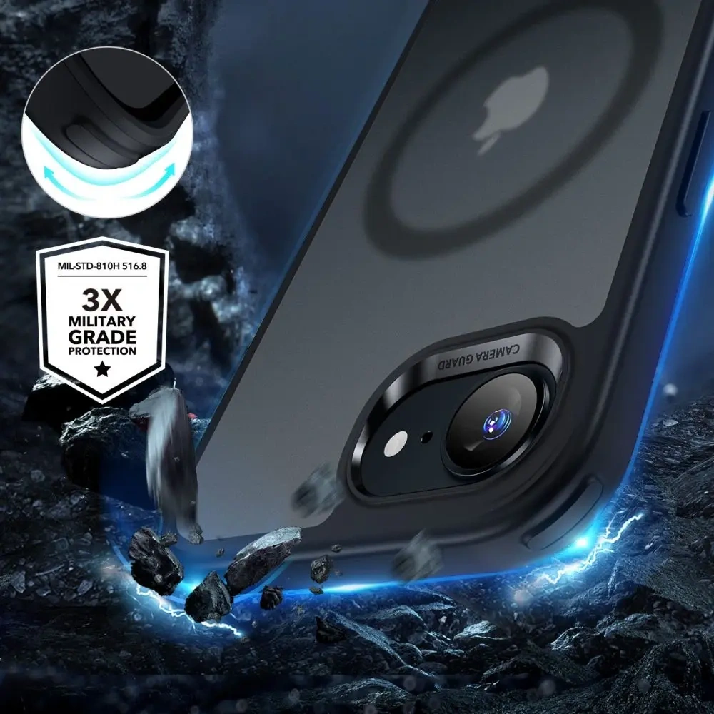 Wholesale ESR Classic Hybrid HaloLock MagSafe Apple iPhone 16e Frosted Black - ESR896 - {ean13} - Hurt