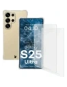 Bizon Case Clear Pack case + 2x screen film Samsung Galaxy S25 Ultra clear