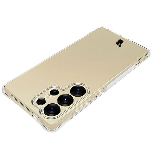 Etui + 2x folia na ekran Bizon Case Clear Pack do Samsung Galaxy S25 Ultra przezroczyste