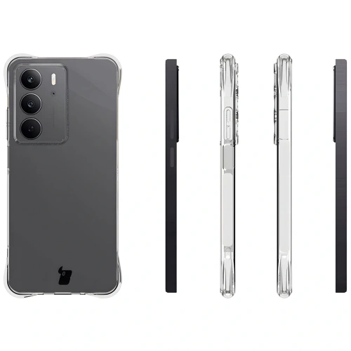 Elastyczne etui Bizon Case Salpa do Realme C75 4G przezroczyste