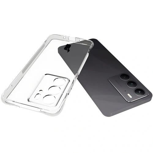 Elastyczne etui Bizon Case Salpa do Realme C75 4G przezroczyste