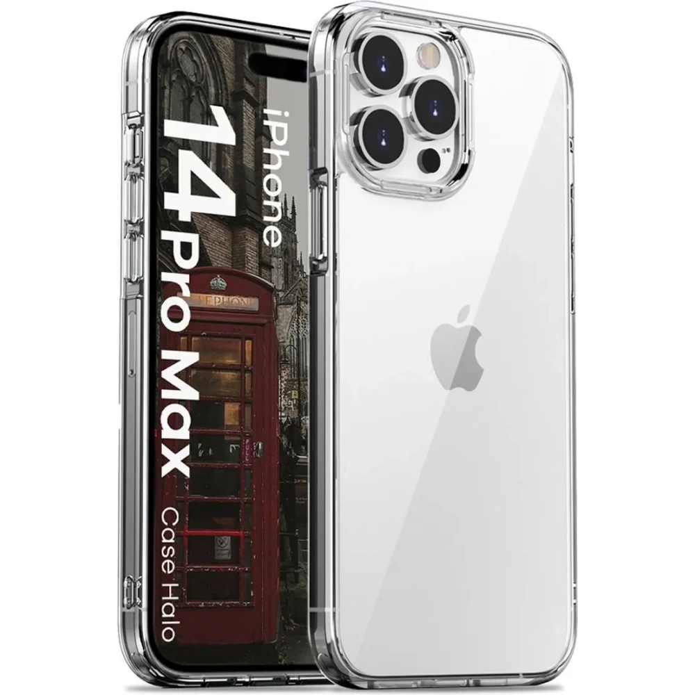 Hurtownia GSM - Etui Bizon Case Halo do Apple iPhone 14 Pro průhledné - BIZ8711 - {ean13} - Hurt