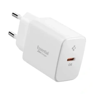 Hurtownia GSM - Încărcător de rețea Spigen Essential EE201EU încărcător de rețea USB-C 1-port 20W Alb - SPN16710 - {ean13} - Hurt