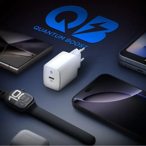 Ładowarka sieciowa Spigen Essential EE201EU 1-port USB-C Network Charger 20W White