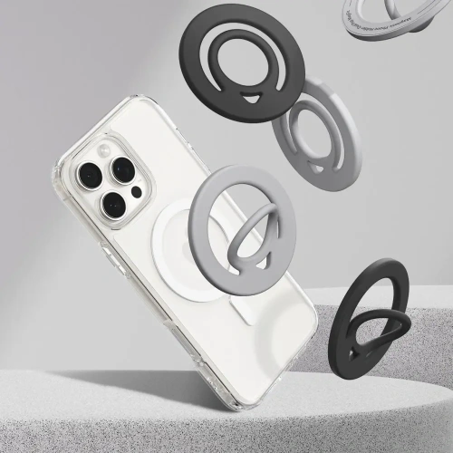 Uchwyt do telefonu Spigen Dual Pop Mag MagSafe Phone Ring Black