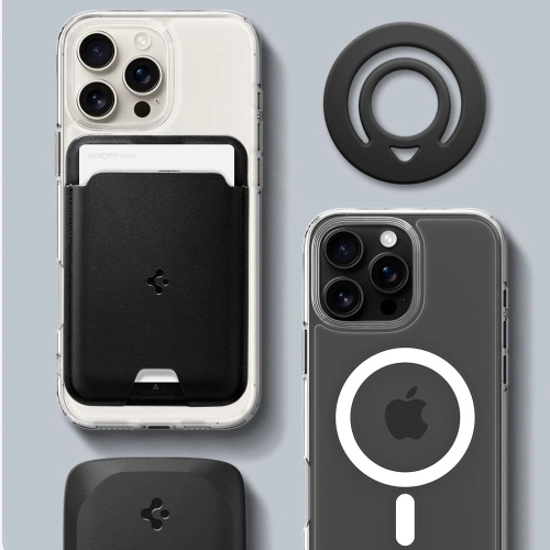 Uchwyt do telefonu Spigen Dual Pop Mag MagSafe Phone Ring Black