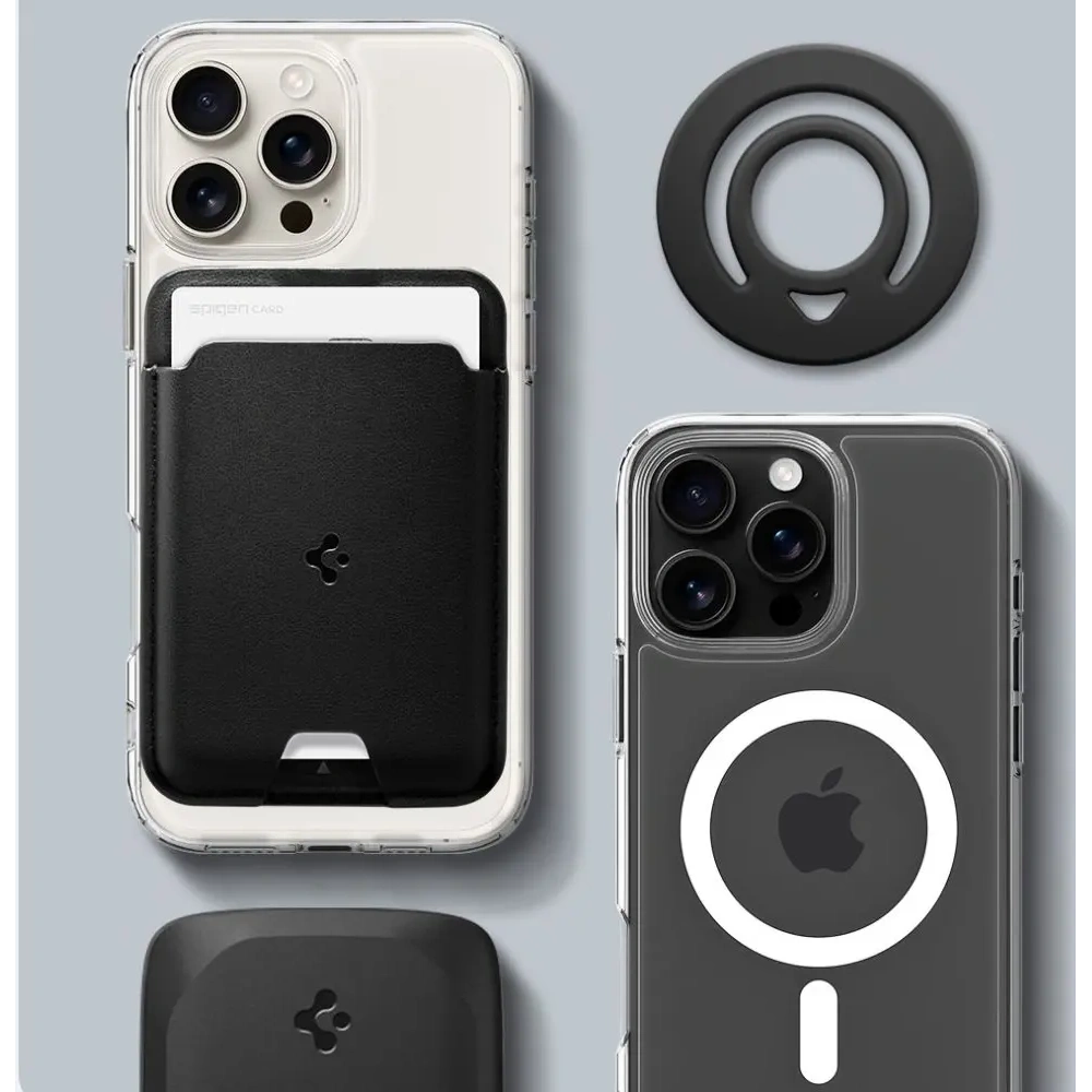 Hurtownia GSM - Uchycení pro telefon Spigen Dual Pop Mag MagSafe Phone Ring Černé - SPN16711 - {ean13} - Hurt