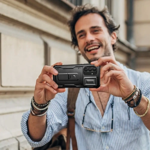 Etui Tech-Protect Kevlar Cam+ Samsung Galaxy A56 5G Black