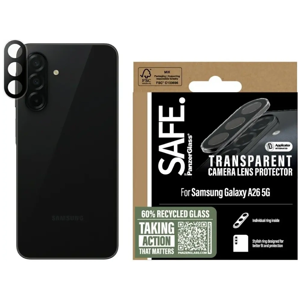 Hurtownia GSM - Sticlă securizată pentru obiectiv SAFE by PanzerGlass Rings Lens Protector pentru Samsung Galaxy A26 5G transparent - PZG848 - {ean13} - Hurt