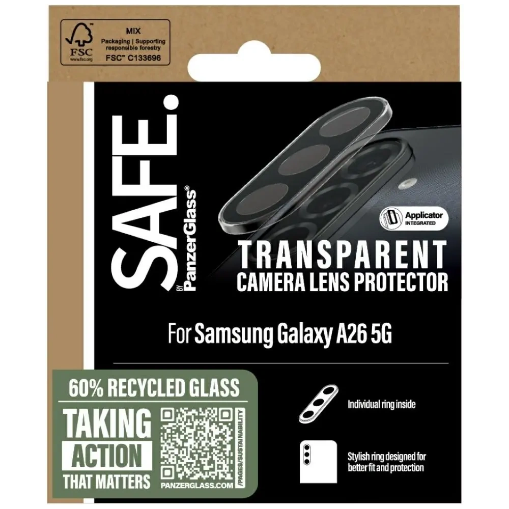 Hurtownia GSM - Sticlă securizată pentru obiectiv SAFE by PanzerGlass Rings Lens Protector pentru Samsung Galaxy A26 5G transparent - PZG848 - {ean13} - Hurt