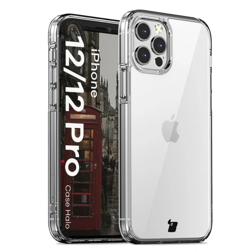 Etui Bizon Case Halo do Apple iPhone 12 / 12 Pro przezroczyste