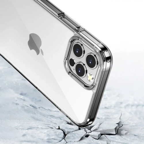 Etui Bizon Case Halo do Apple iPhone 12 / 12 Pro przezroczyste