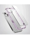 Hurtownia GSM - Etui Bizon Case Halo pentru Apple iPhone 14 / 13 transparent-violet - BIZ8716 - {ean13} - Hurt