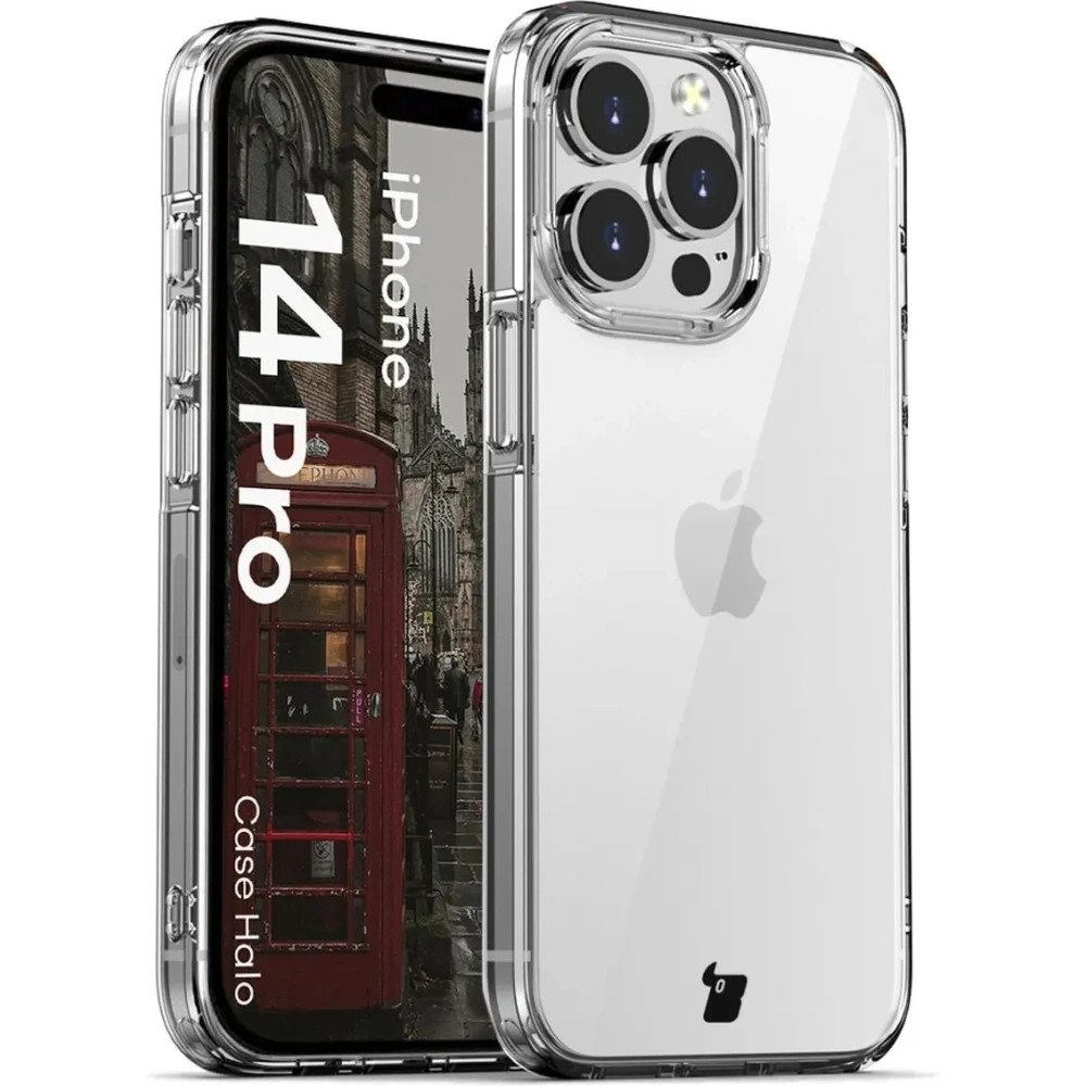 Hurtownia GSM - Etui Bizon Case Halo do Apple iPhone 14 Pro průhledné - BIZ8717 - {ean13} - Hurt