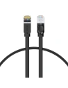Flaches Netzwerkkabel Baseus High Speed, Ethernet RJ45, Gigabit, Cat.6, 1m (schwarz)