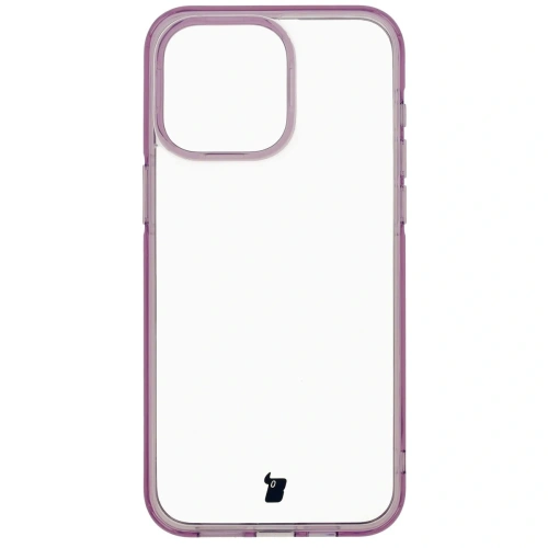 Etui Bizon Case Halo do Apple iPhone 15 Pro Max przezroczysto-fioletowe