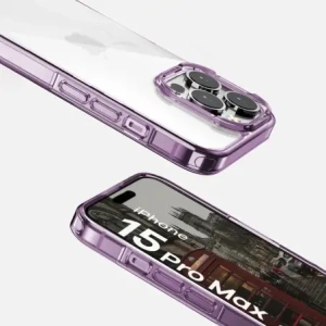 Hurtownia GSM - Bizon Case Halo für Apple iPhone 15 Pro Max transparent-lila - BIZ8720 - {ean13} - Hurt