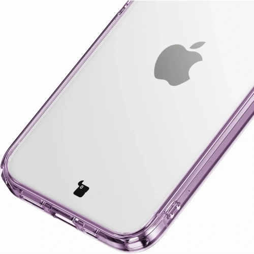 Etui Bizon Case Halo do Apple iPhone 15 Pro Max przezroczysto-fioletowe