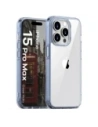 Hurtownia GSM - Etui Bizon Case Halo do Apple iPhone 15 Pro Max průhledně-modré - BIZ8721 - {ean13} - Hurt