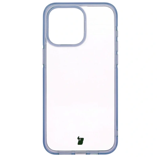 Etui Bizon Case Halo do Apple iPhone 15 Pro Max przezroczysto-niebieskie
