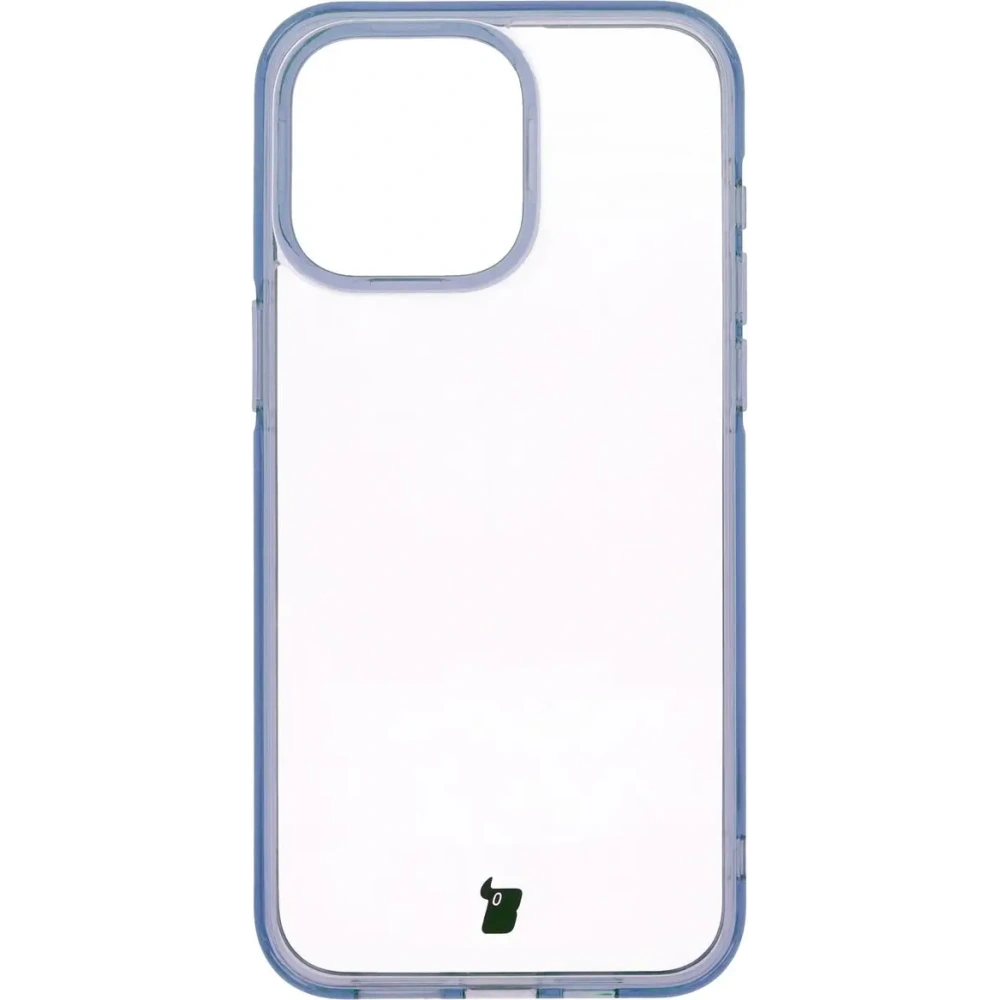 Hurtownia GSM - Etui Bizon Case Halo do Apple iPhone 15 Pro Max průhledně-modré - BIZ8721 - {ean13} - Hurt