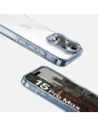 Hurtownia GSM - Etui Bizon Case Halo do Apple iPhone 15 Pro Max průhledně-modré - BIZ8721 - {ean13} - Hurt